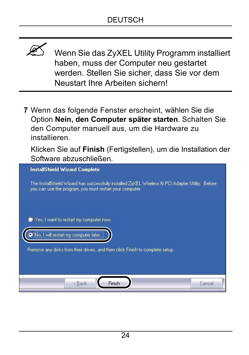 ZyXEL Communications NWD310N User Manual | Page 24 / 127