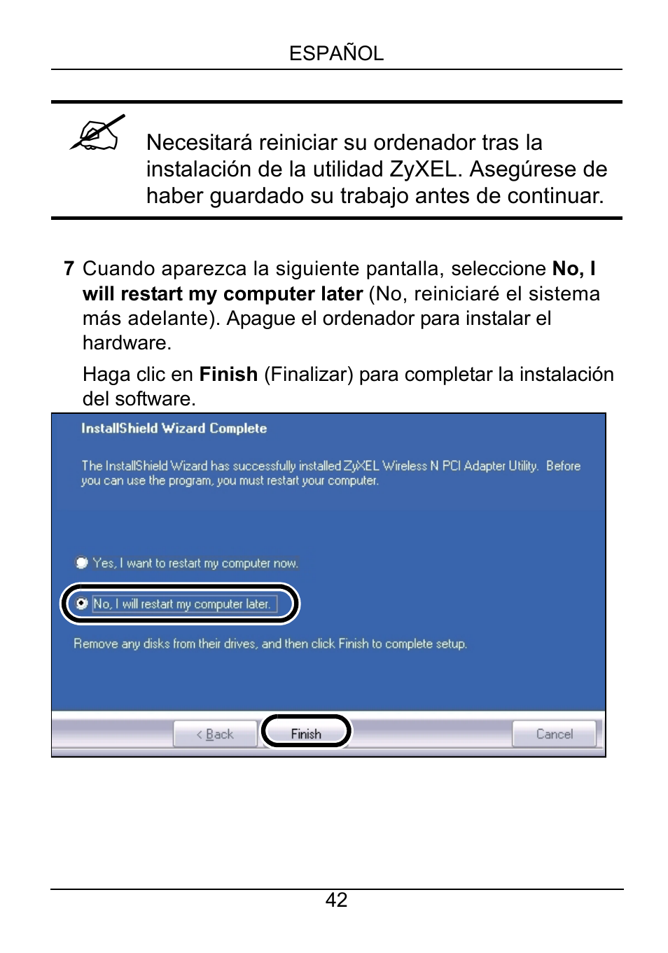 ZyXEL Communications NWD310N User Manual | Page 42 / 127