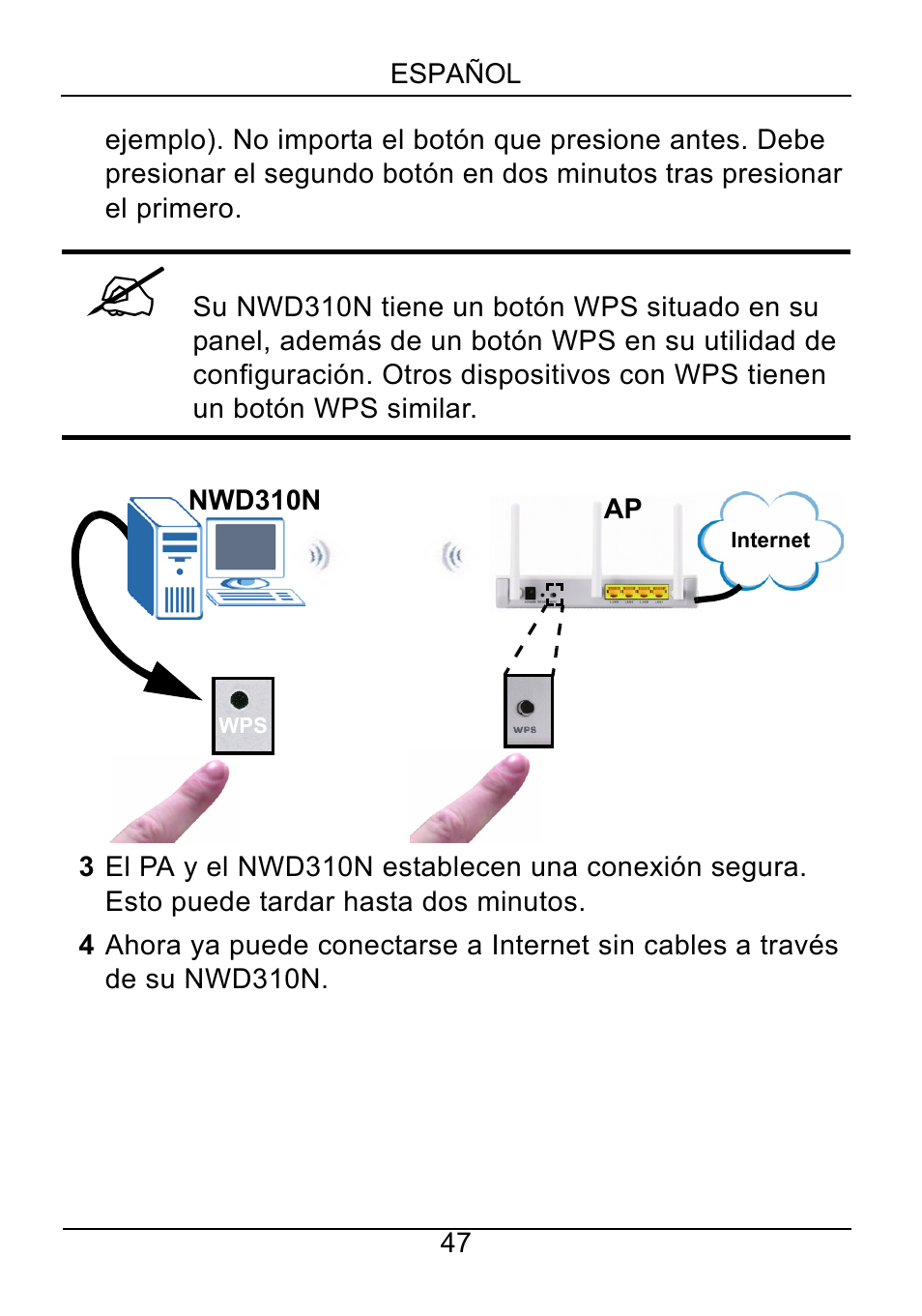 ZyXEL Communications NWD310N User Manual | Page 47 / 127