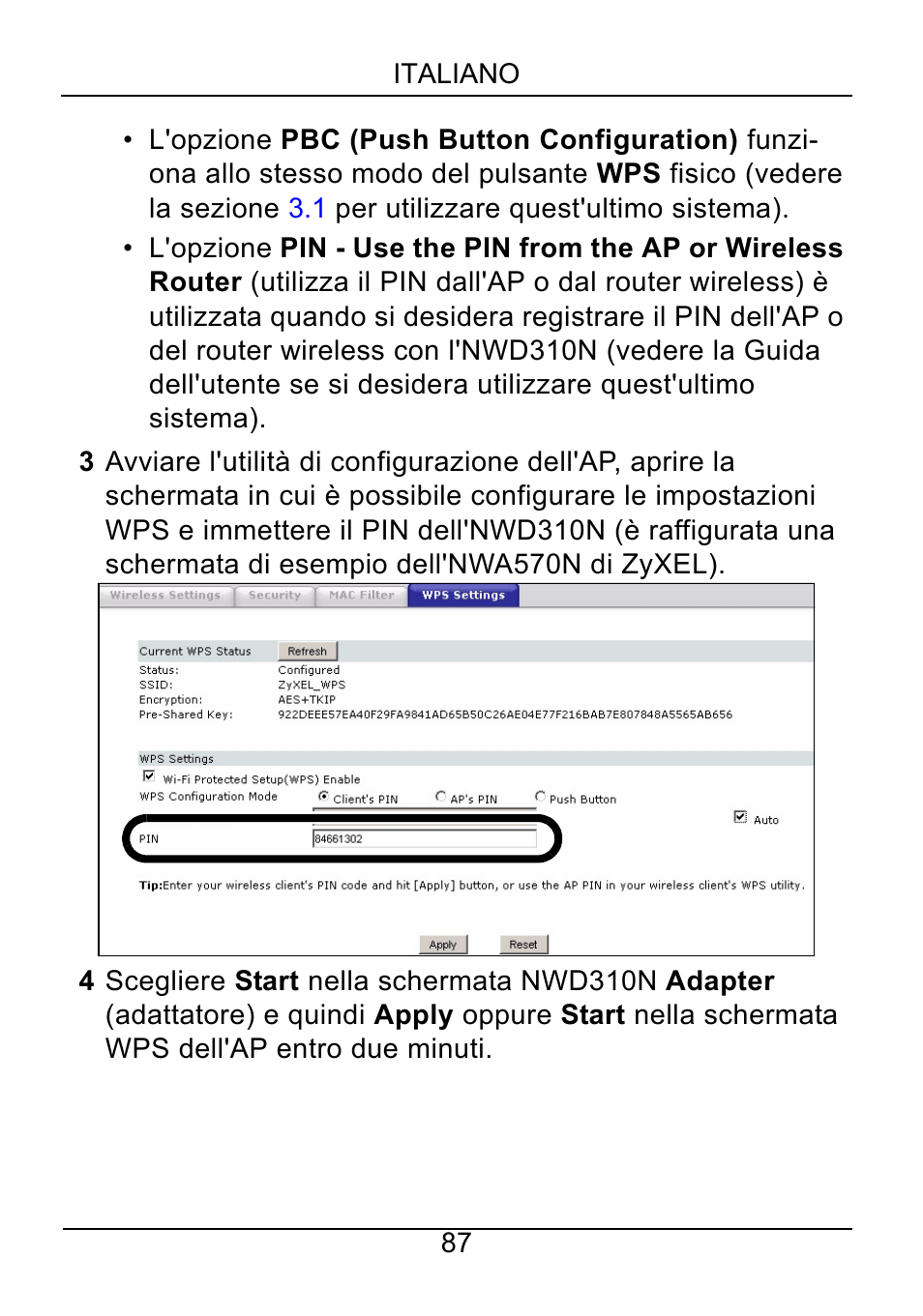 ZyXEL Communications NWD310N User Manual | Page 87 / 127