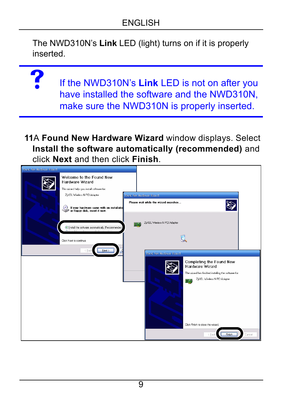 ZyXEL Communications NWD310N User Manual | Page 9 / 127