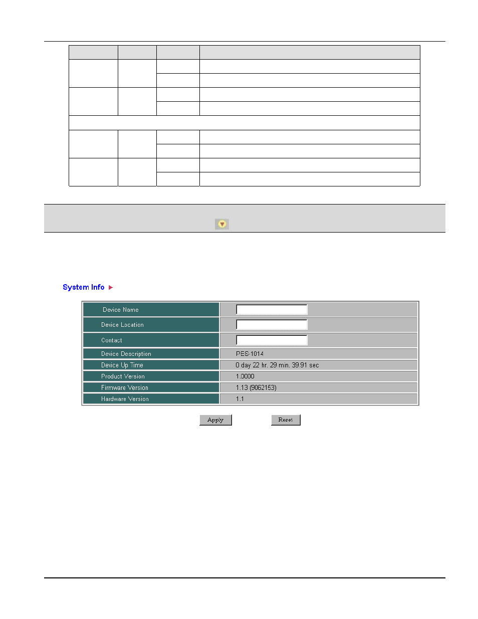 3 system info | ZyXEL Communications PES-1014 User Manual | Page 25 / 81
