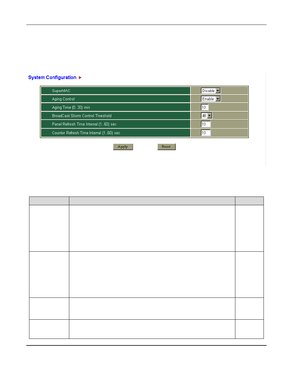System configuration, 3 system configuration | ZyXEL Communications PES-1014 User Manual | Page 29 / 81