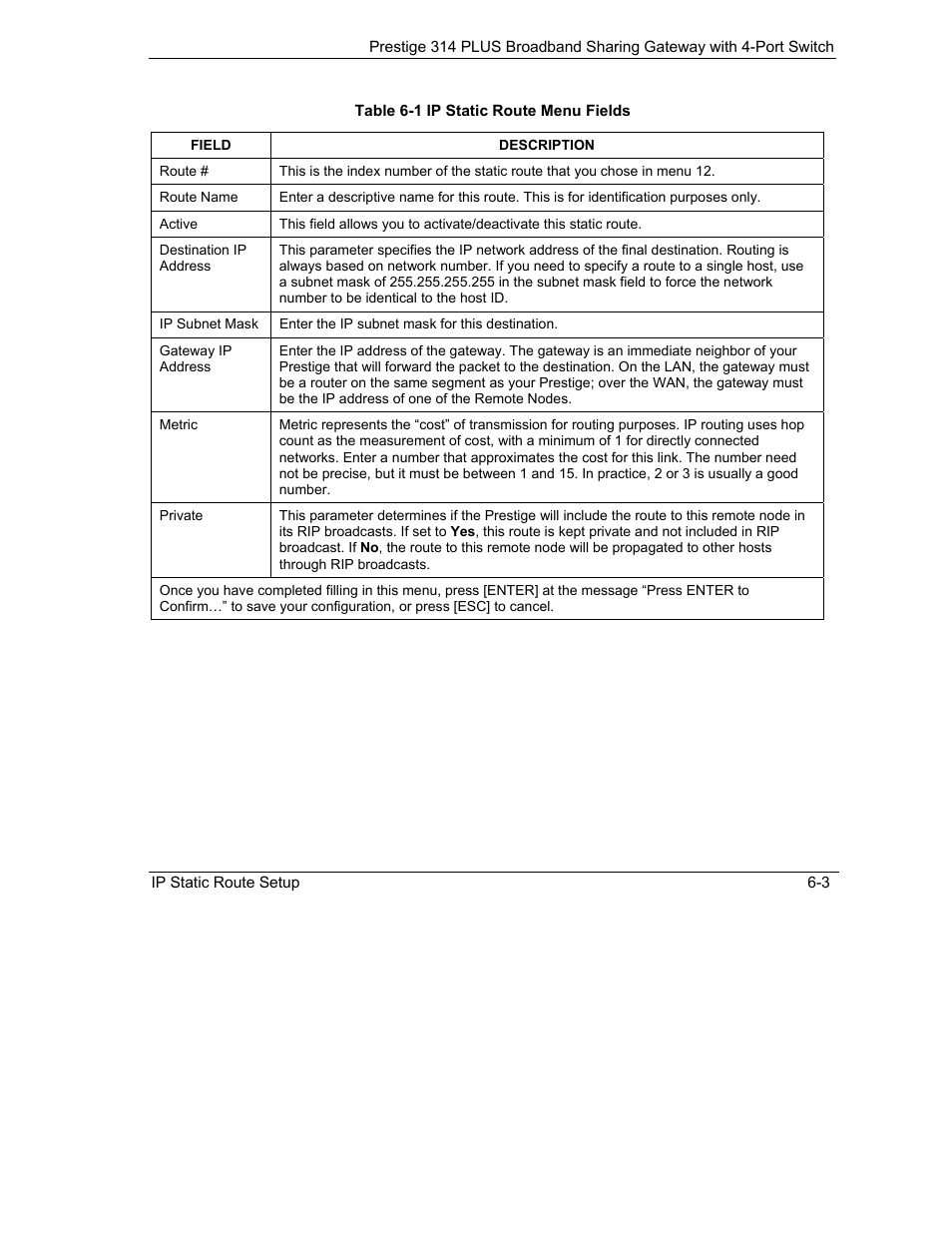 ZyXEL Communications Prestige 314 PLUS User Manual | Page 103 / 225