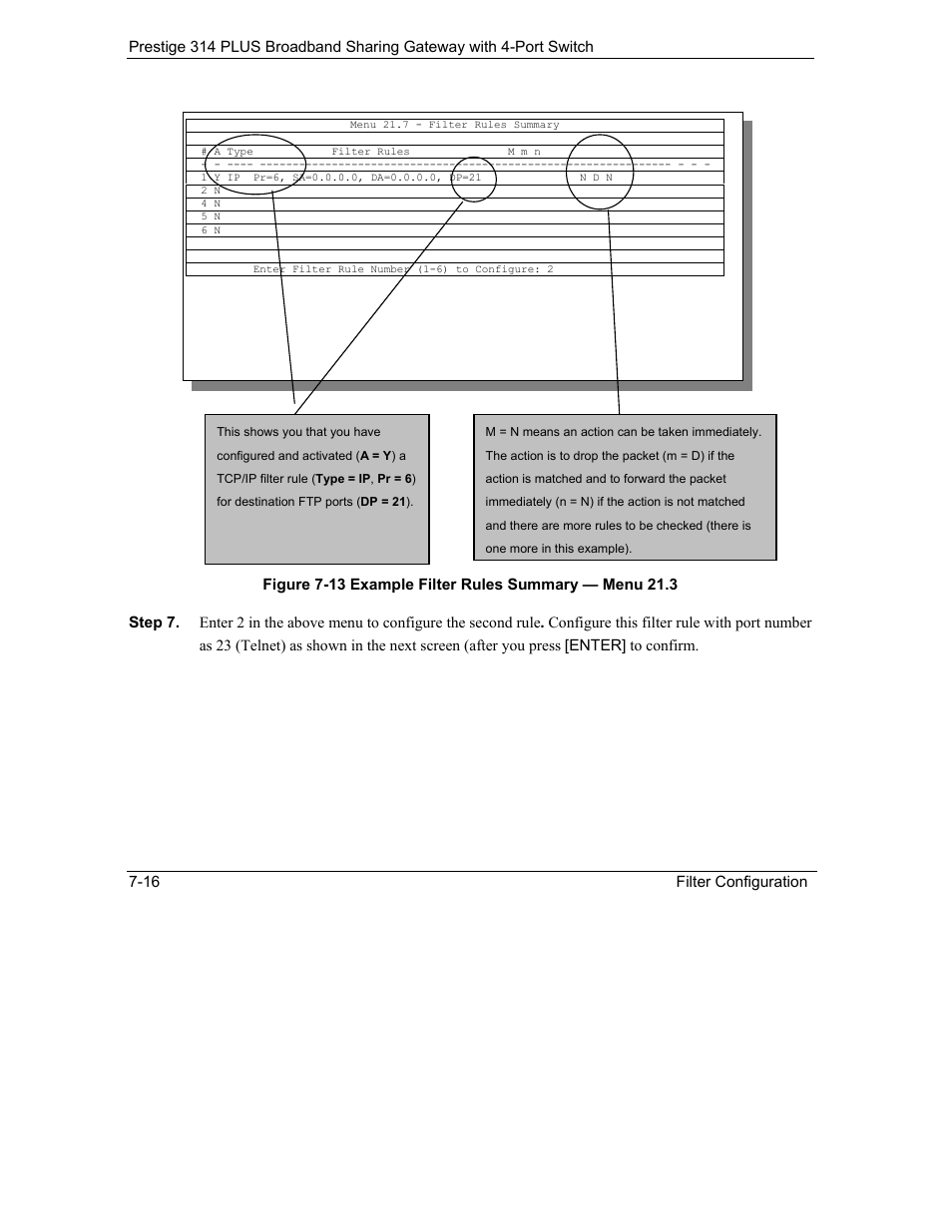 ZyXEL Communications Prestige 314 PLUS User Manual | Page 122 / 225