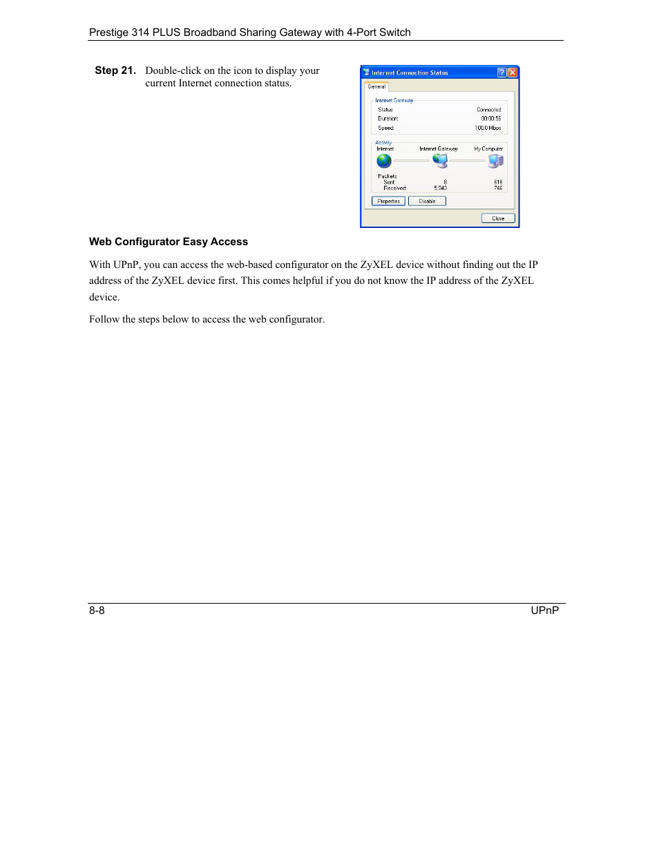 ZyXEL Communications Prestige 314 PLUS User Manual | Page 134 / 225