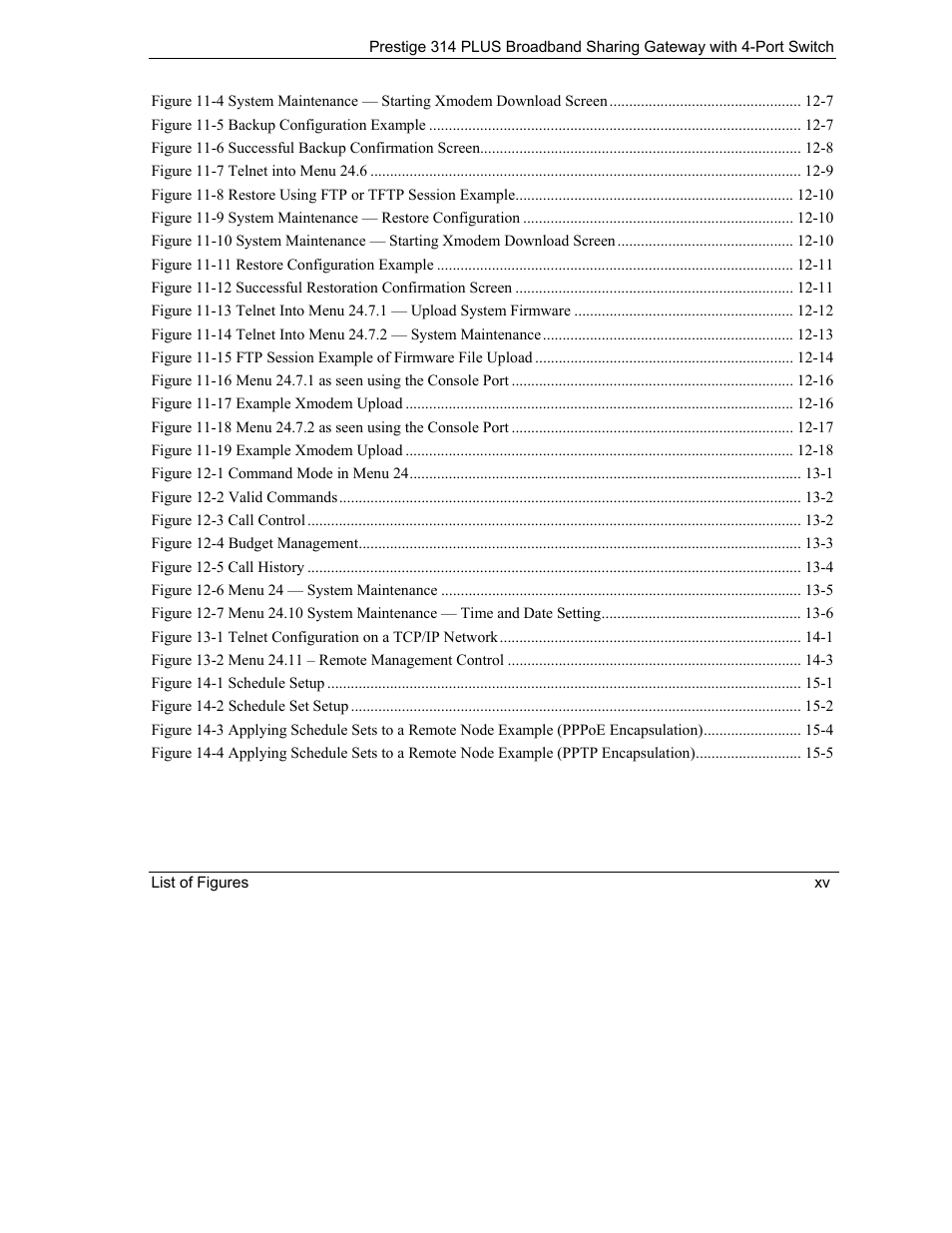 ZyXEL Communications Prestige 314 PLUS User Manual | Page 15 / 225