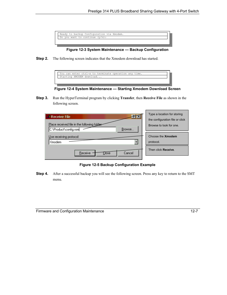 ZyXEL Communications Prestige 314 PLUS User Manual | Page 169 / 225