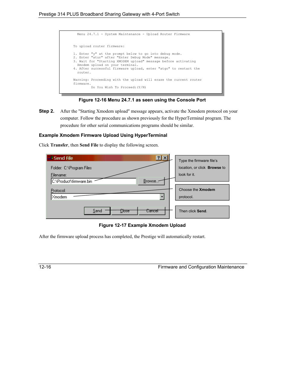 ZyXEL Communications Prestige 314 PLUS User Manual | Page 178 / 225