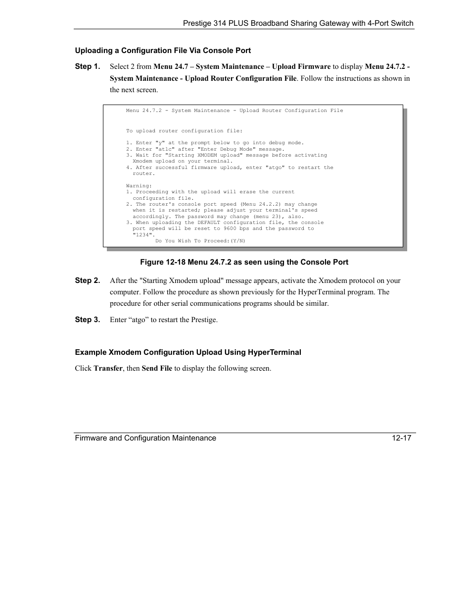 ZyXEL Communications Prestige 314 PLUS User Manual | Page 179 / 225