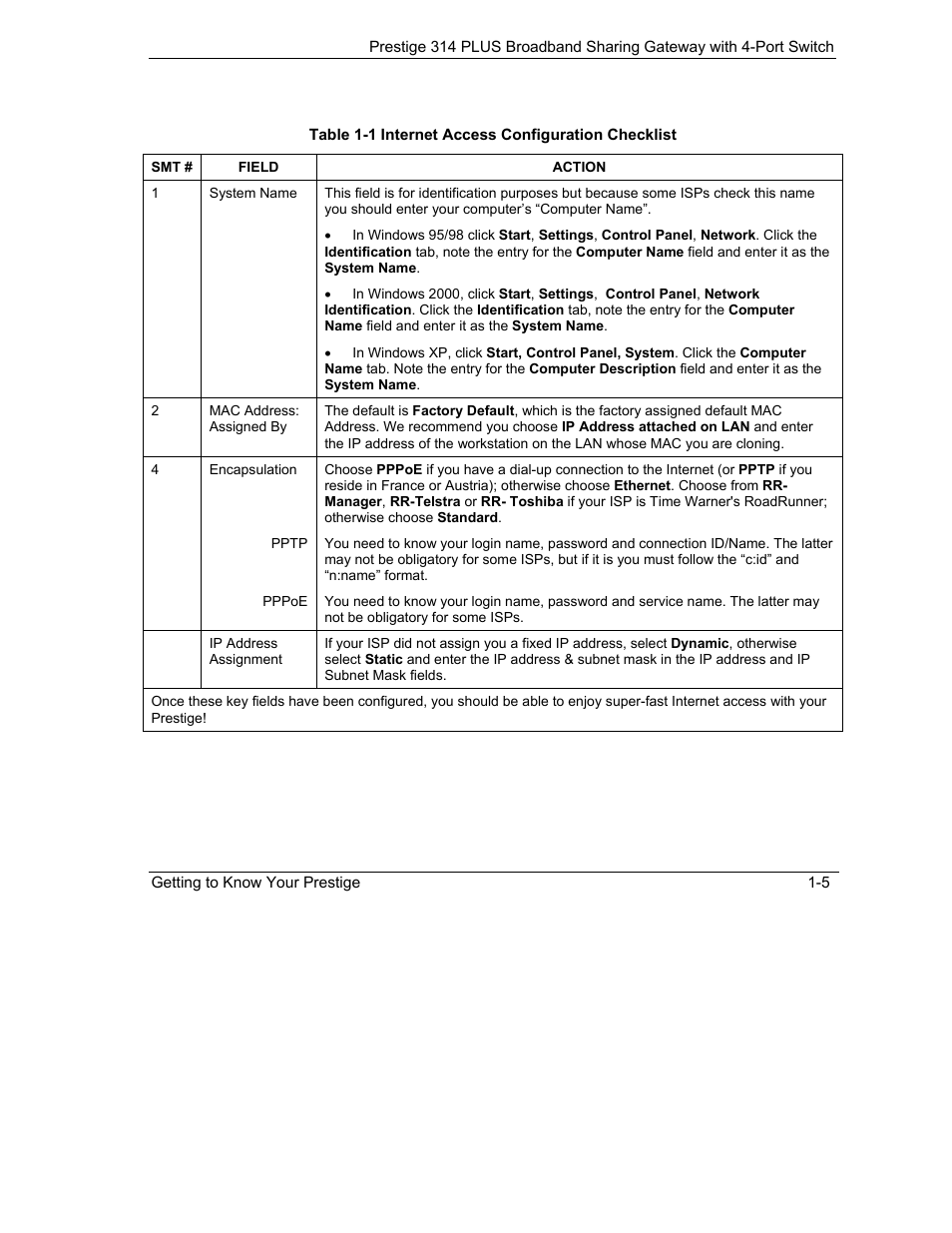 ZyXEL Communications Prestige 314 PLUS User Manual | Page 27 / 225