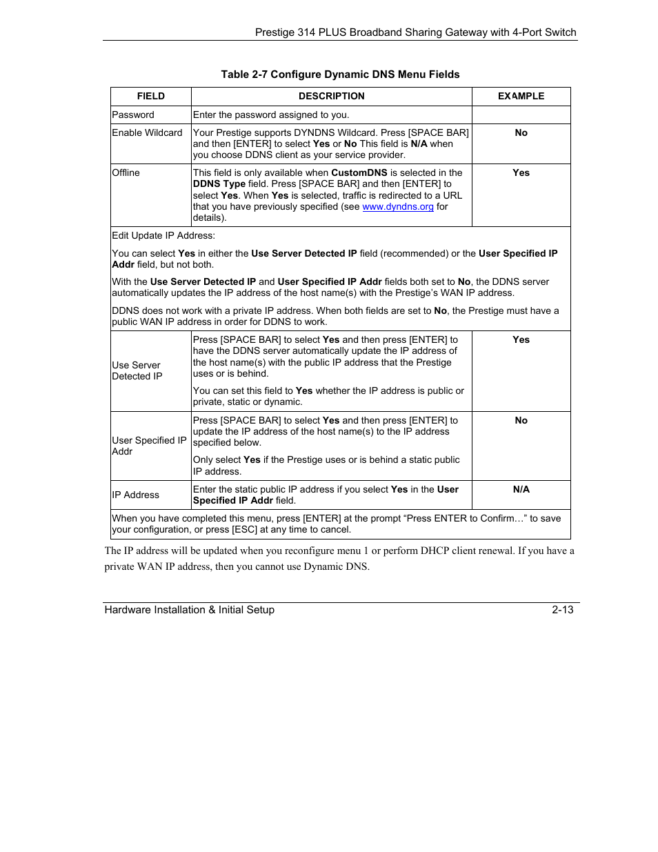 ZyXEL Communications Prestige 314 PLUS User Manual | Page 41 / 225