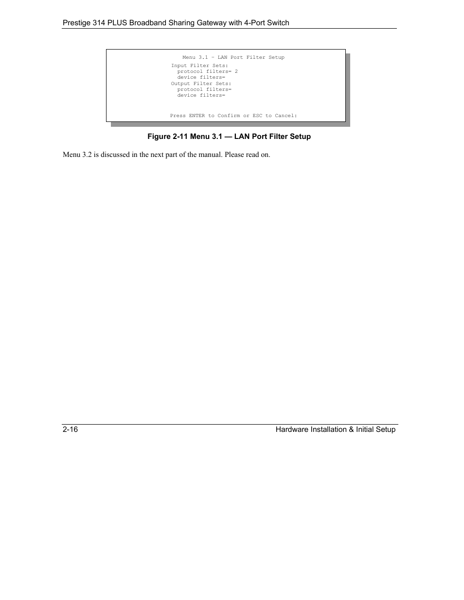 ZyXEL Communications Prestige 314 PLUS User Manual | Page 44 / 225