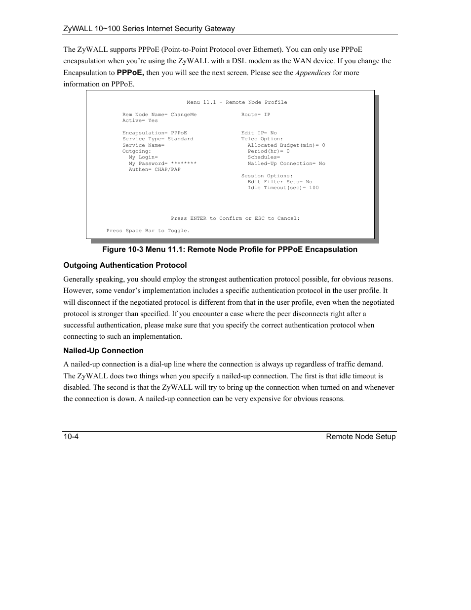 ZyXEL Communications 10 User Manual | Page 126 / 495