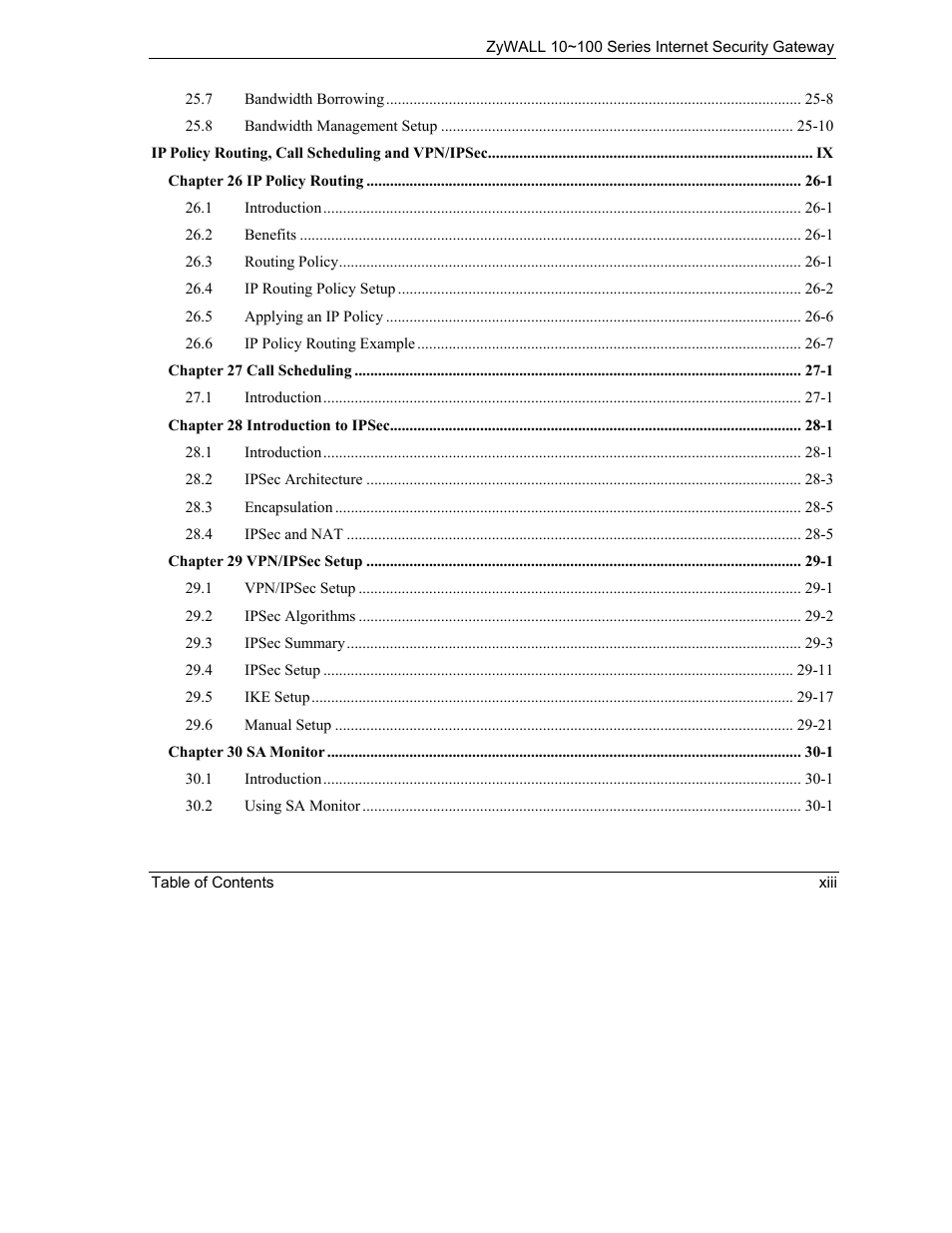 ZyXEL Communications 10 User Manual | Page 13 / 495
