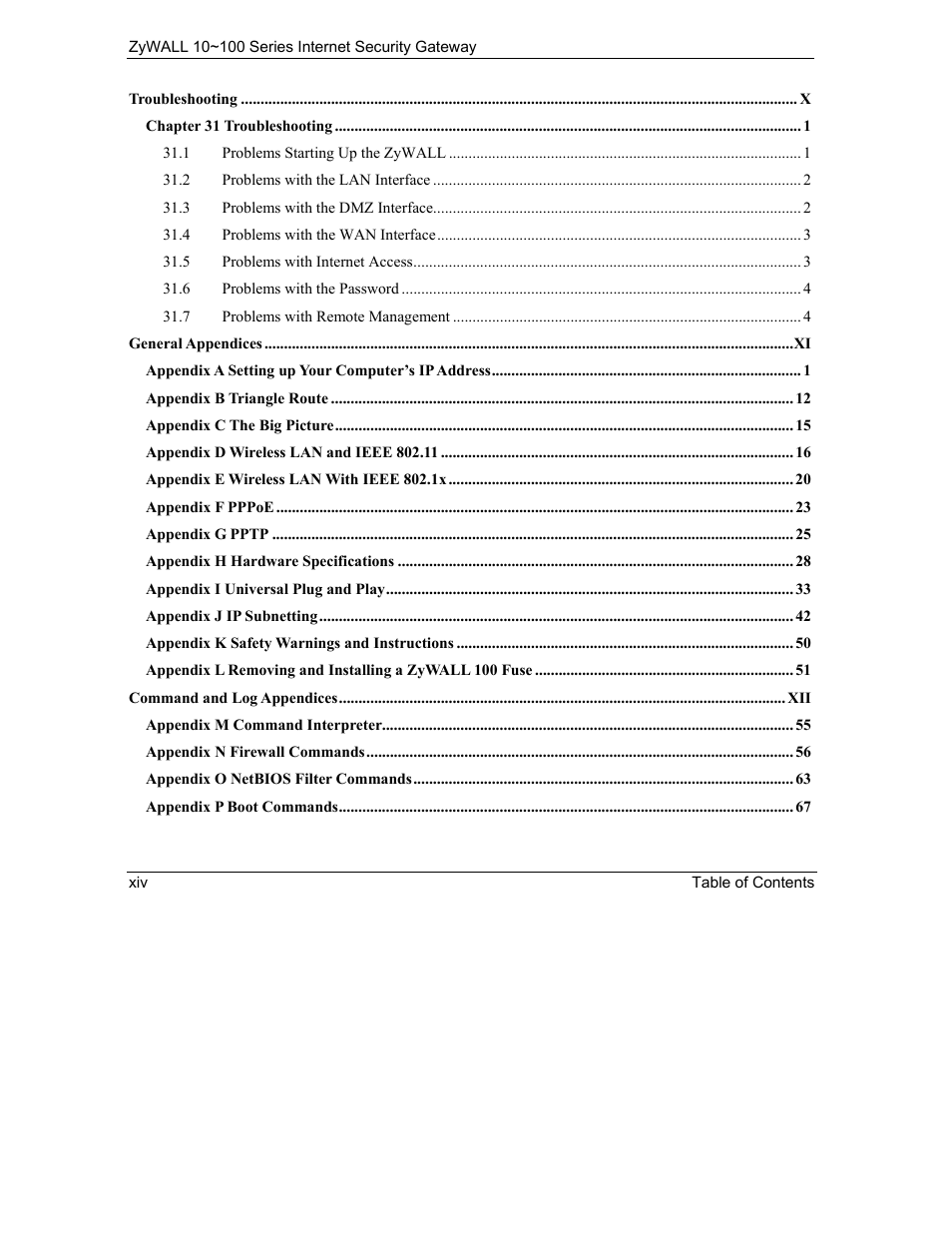 ZyXEL Communications 10 User Manual | Page 14 / 495