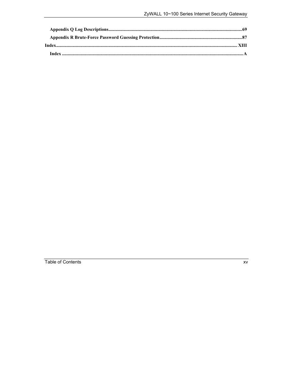 ZyXEL Communications 10 User Manual | Page 15 / 495