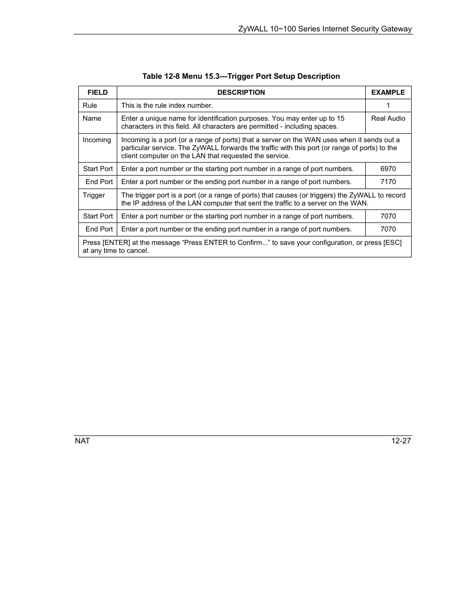 ZyXEL Communications 10 User Manual | Page 169 / 495