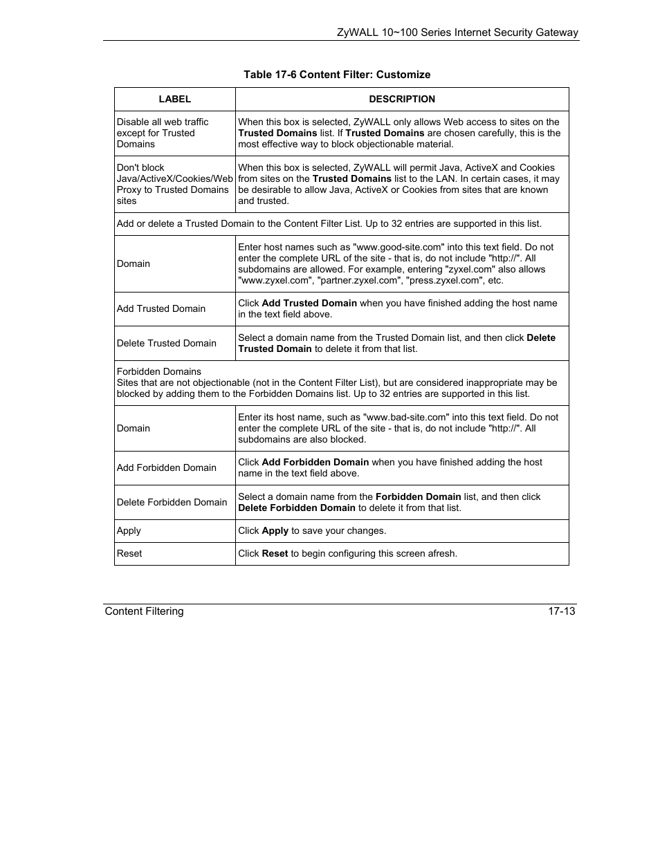 ZyXEL Communications 10 User Manual | Page 231 / 495
