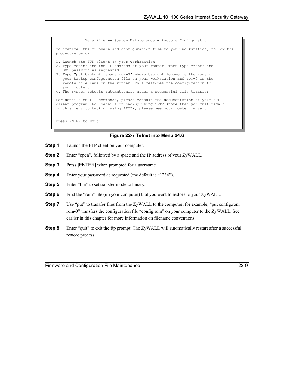 ZyXEL Communications 10 User Manual | Page 287 / 495