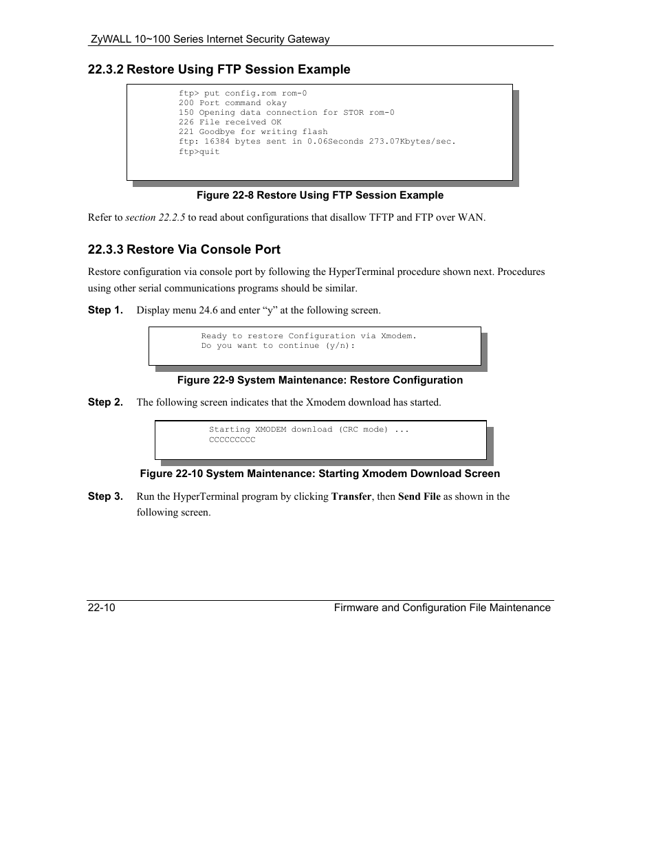 ZyXEL Communications 10 User Manual | Page 288 / 495