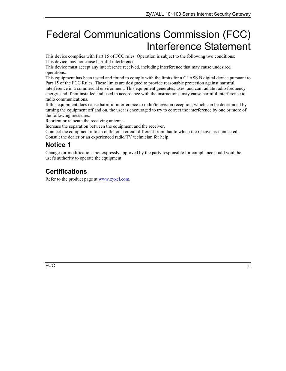 ZyXEL Communications 10 User Manual | Page 3 / 495