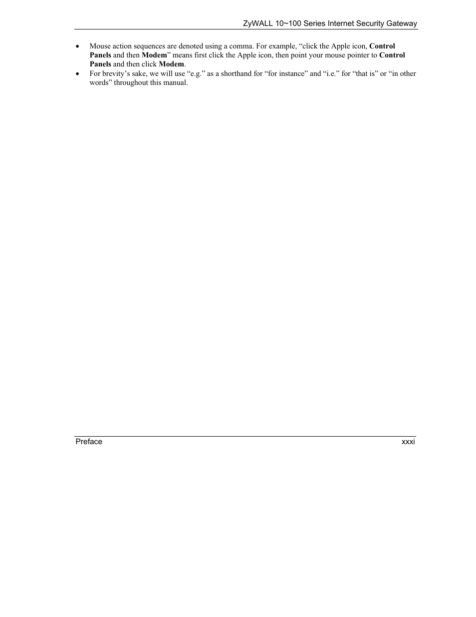 ZyXEL Communications 10 User Manual | Page 31 / 495