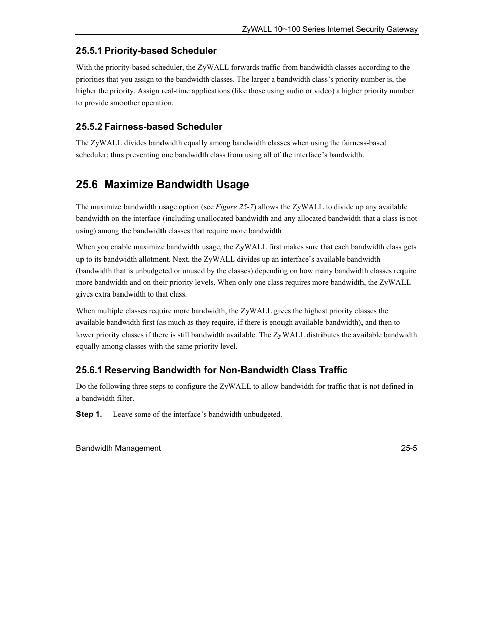 Maximize bandwidth usage, 6 maximize bandwidth usage | ZyXEL Communications 10 User Manual | Page 321 / 495
