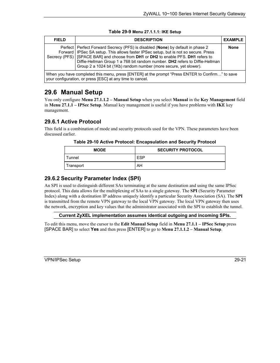 Manual setup, 6 manual setup | ZyXEL Communications 10 User Manual | Page 379 / 495