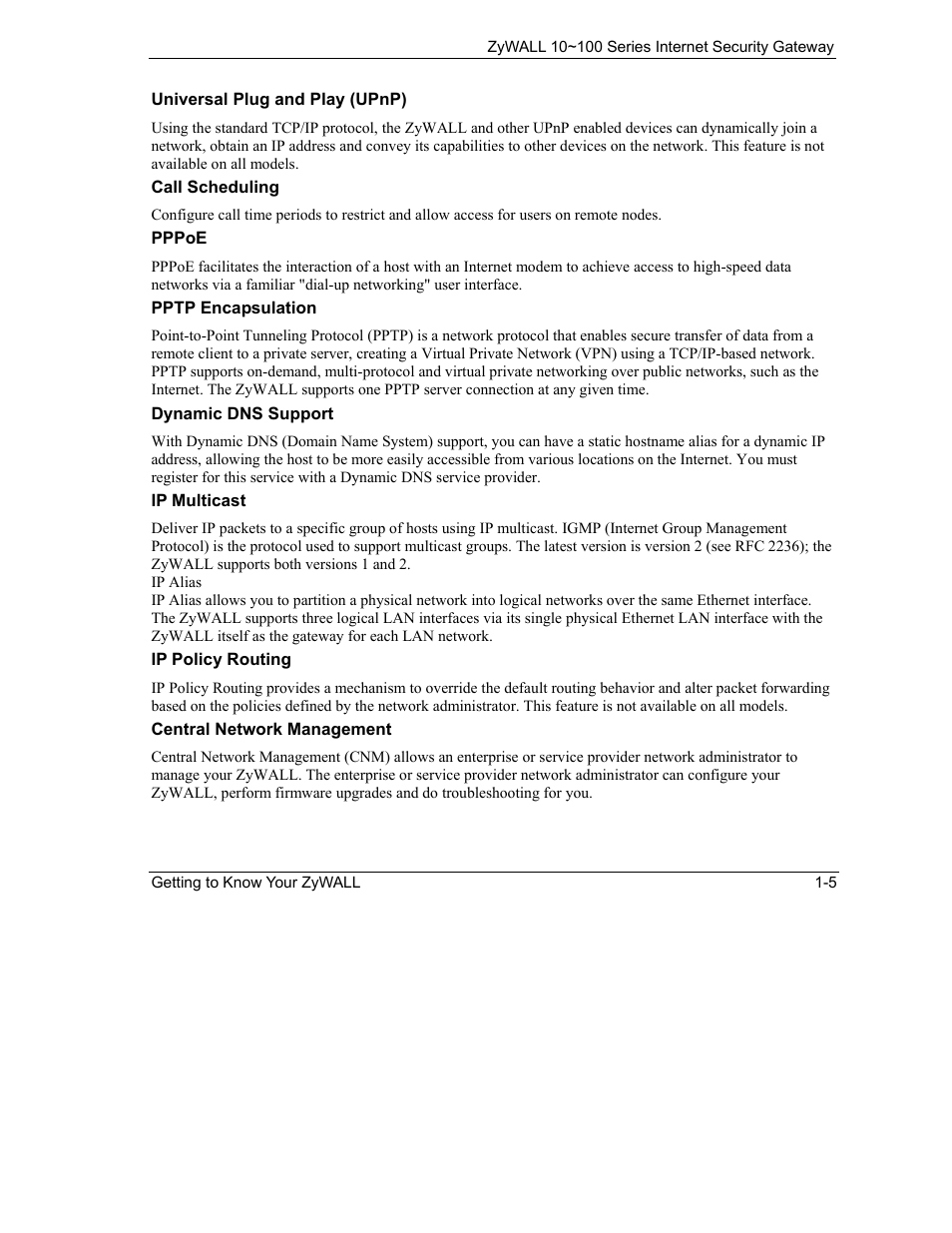 ZyXEL Communications 10 User Manual | Page 39 / 495