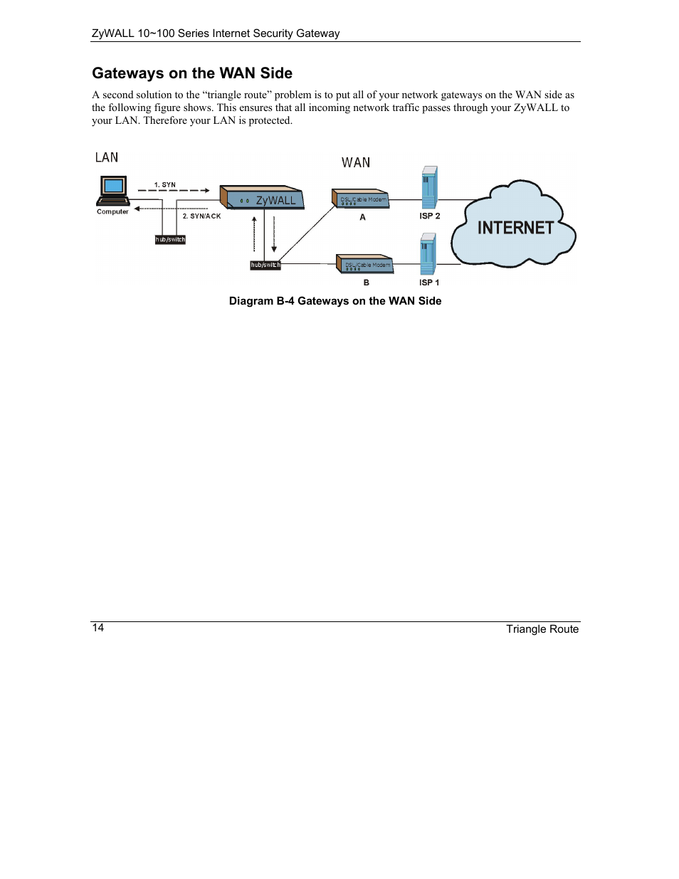 Gateways on the wan side | ZyXEL Communications 10 User Manual | Page 406 / 495