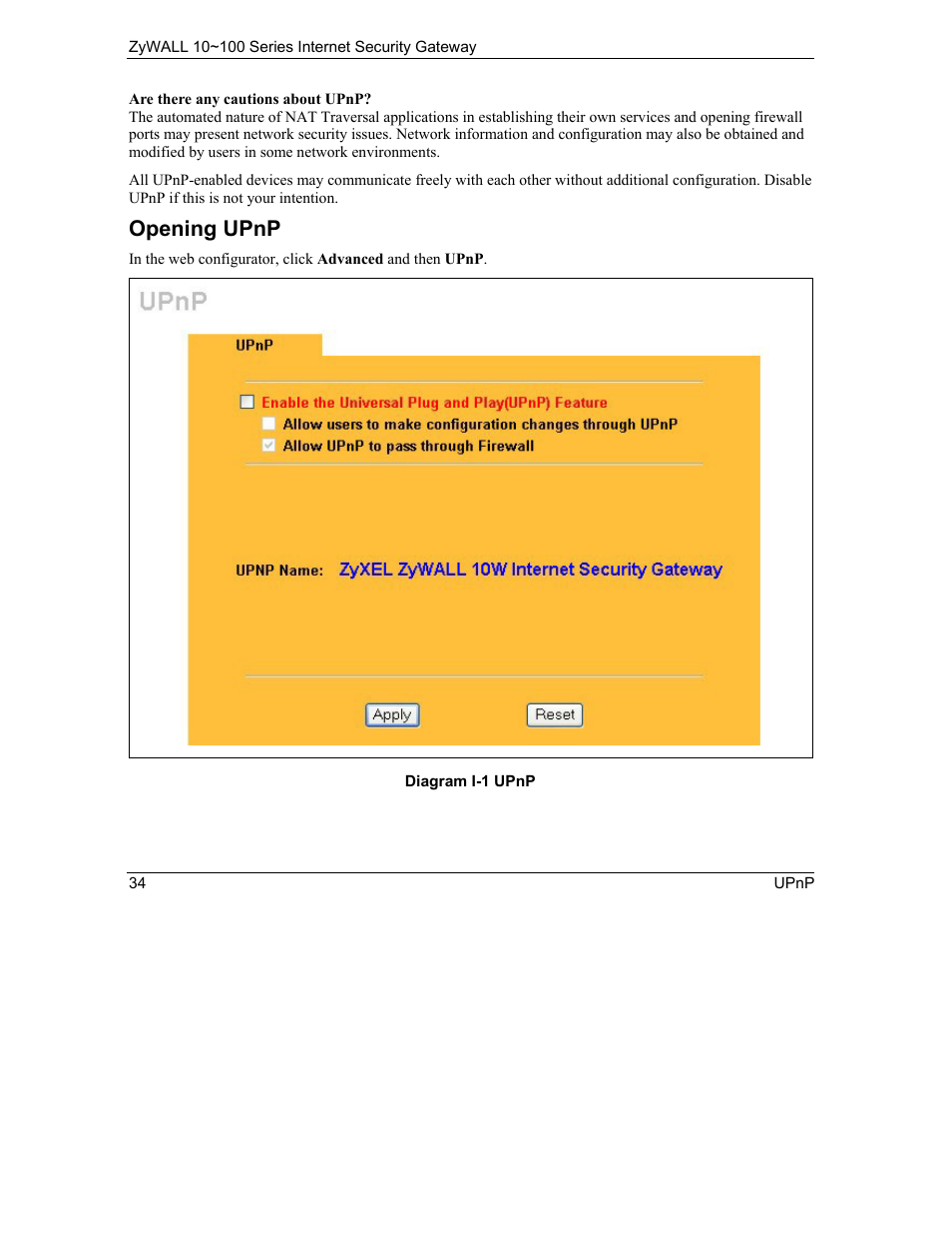 Opening upnp | ZyXEL Communications 10 User Manual | Page 426 / 495