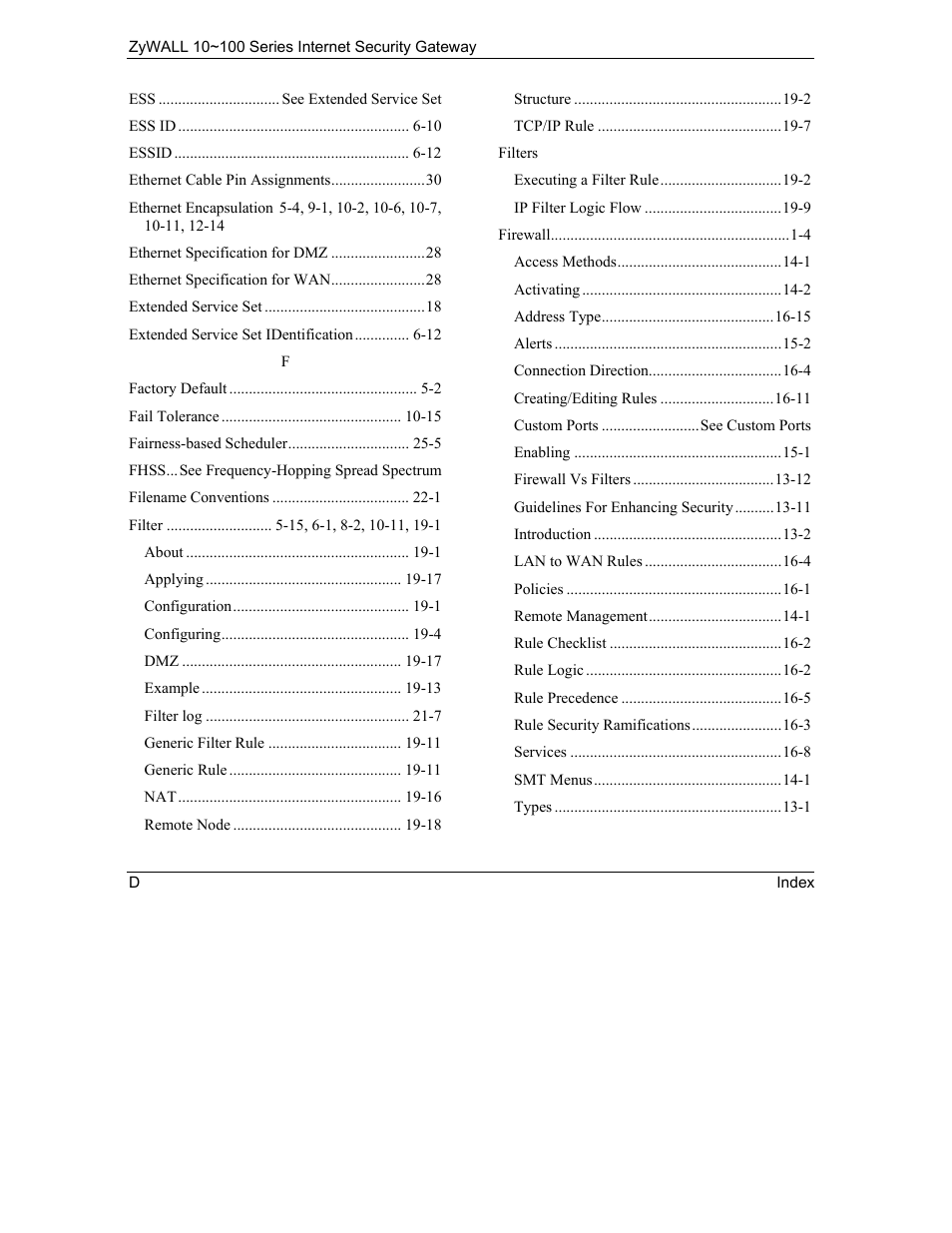 ZyXEL Communications 10 User Manual | Page 486 / 495