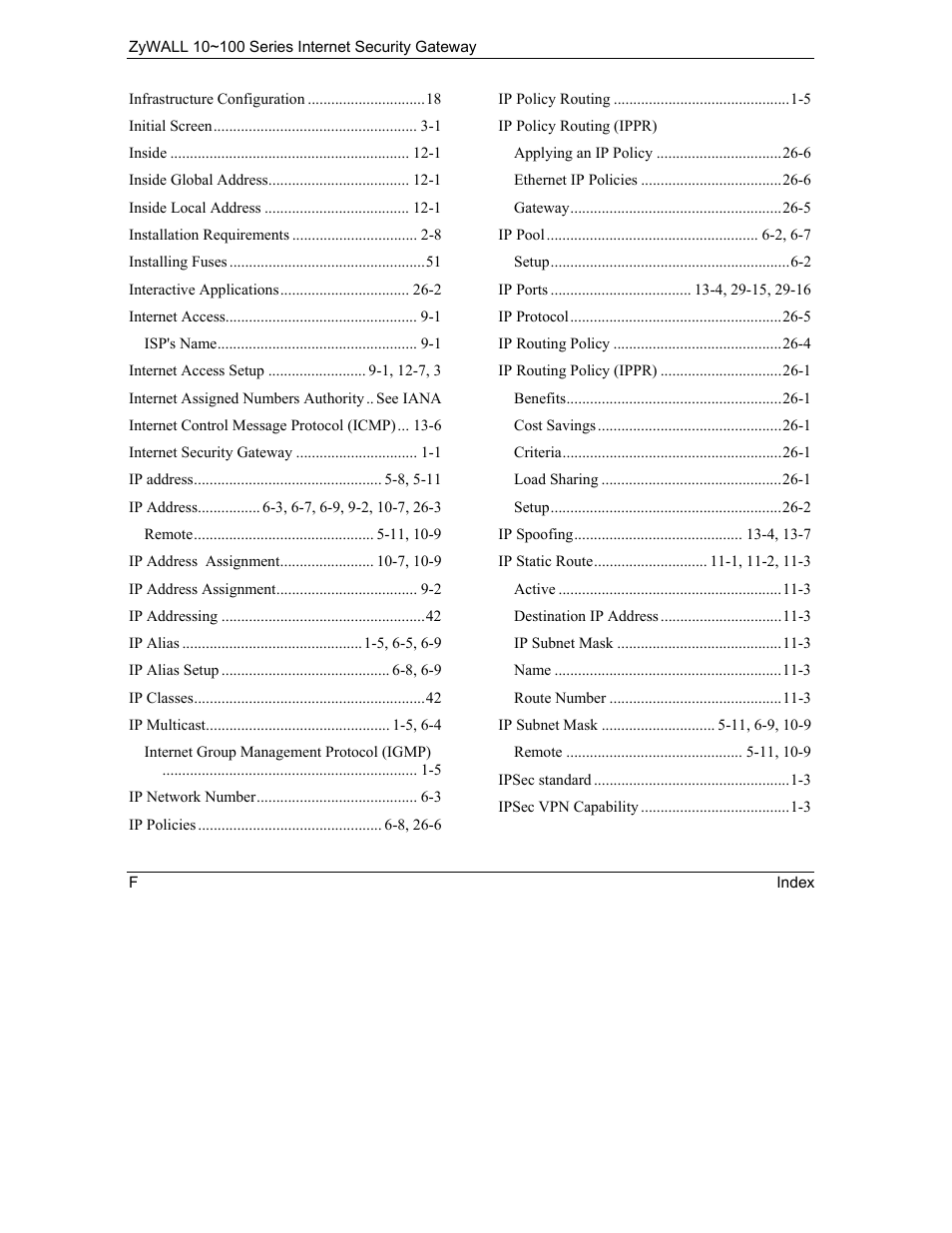 ZyXEL Communications 10 User Manual | Page 488 / 495