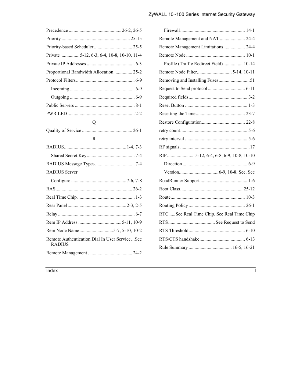 ZyXEL Communications 10 User Manual | Page 491 / 495