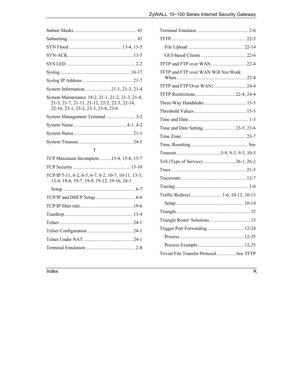 ZyXEL Communications 10 User Manual | Page 493 / 495