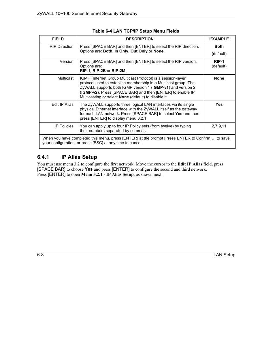 ZyXEL Communications 10 User Manual | Page 92 / 495