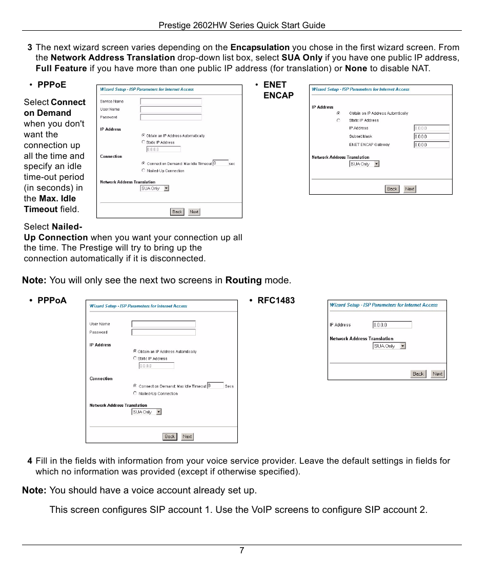 ZyXEL Communications 2602HW-C User Manual | Page 7 / 13