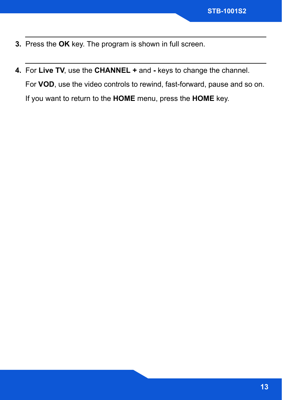 ZyXEL Communications STB-1001S2 User Manual | Page 13 / 18