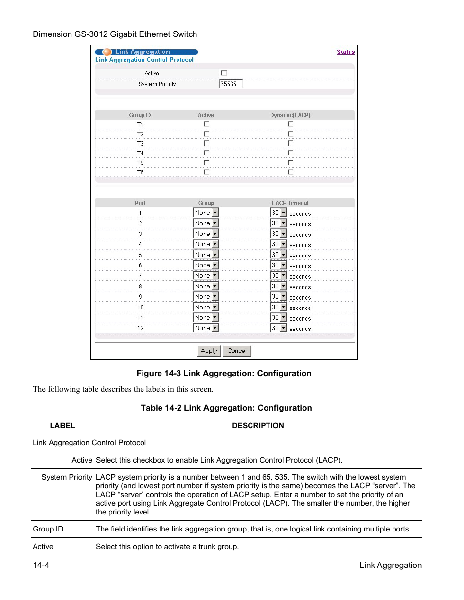 ZyXEL Communications GS-3012 User Manual | Page 110 / 234