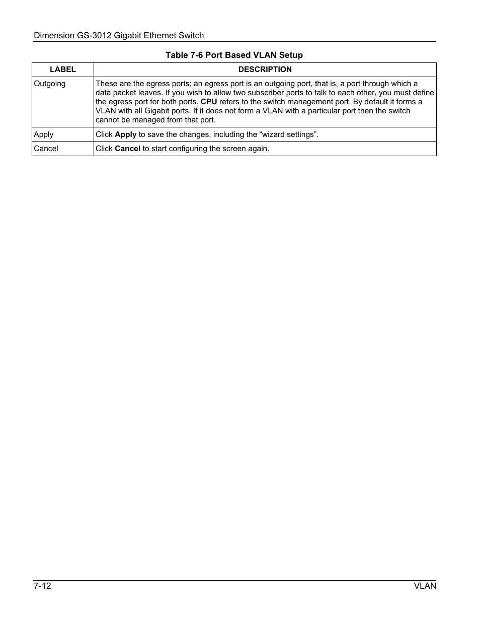 ZyXEL Communications GS-3012 User Manual | Page 86 / 234
