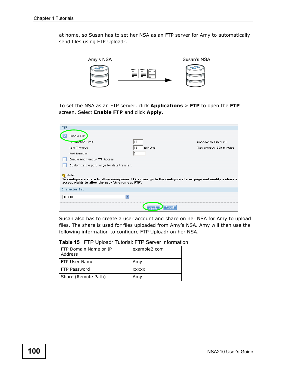 ZyXEL Communications NSA210 User Manual | Page 100 / 482