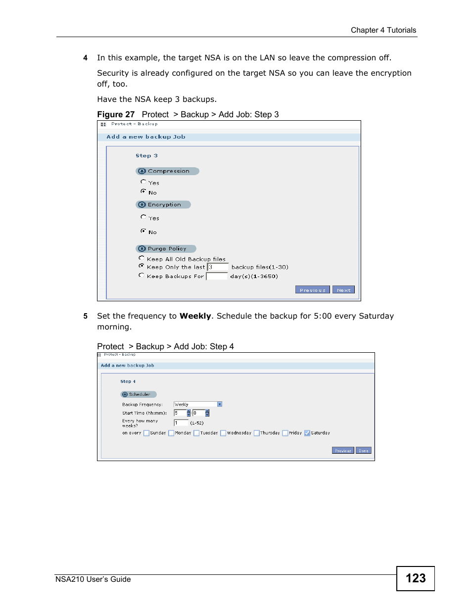 ZyXEL Communications NSA210 User Manual | Page 123 / 482
