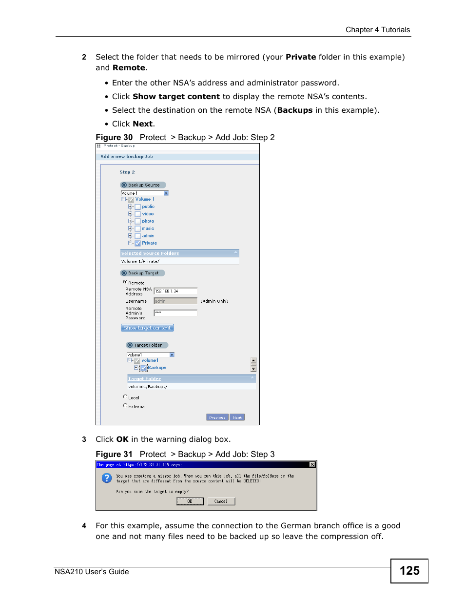 ZyXEL Communications NSA210 User Manual | Page 125 / 482