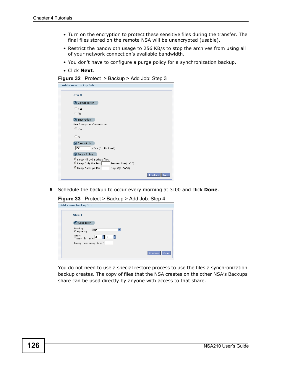 ZyXEL Communications NSA210 User Manual | Page 126 / 482