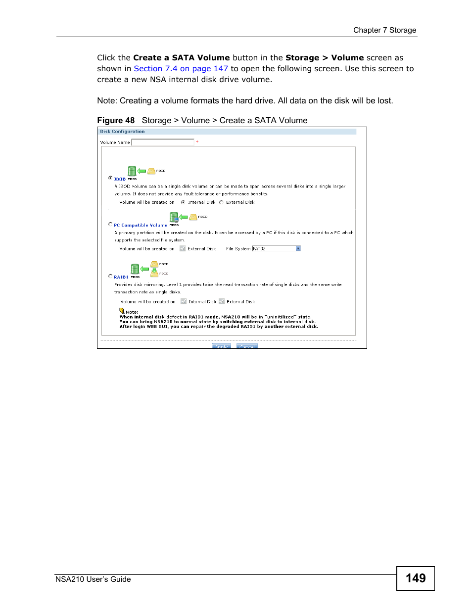 ZyXEL Communications NSA210 User Manual | Page 149 / 482