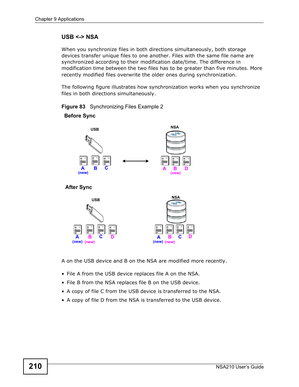 ZyXEL Communications NSA210 User Manual | Page 210 / 482