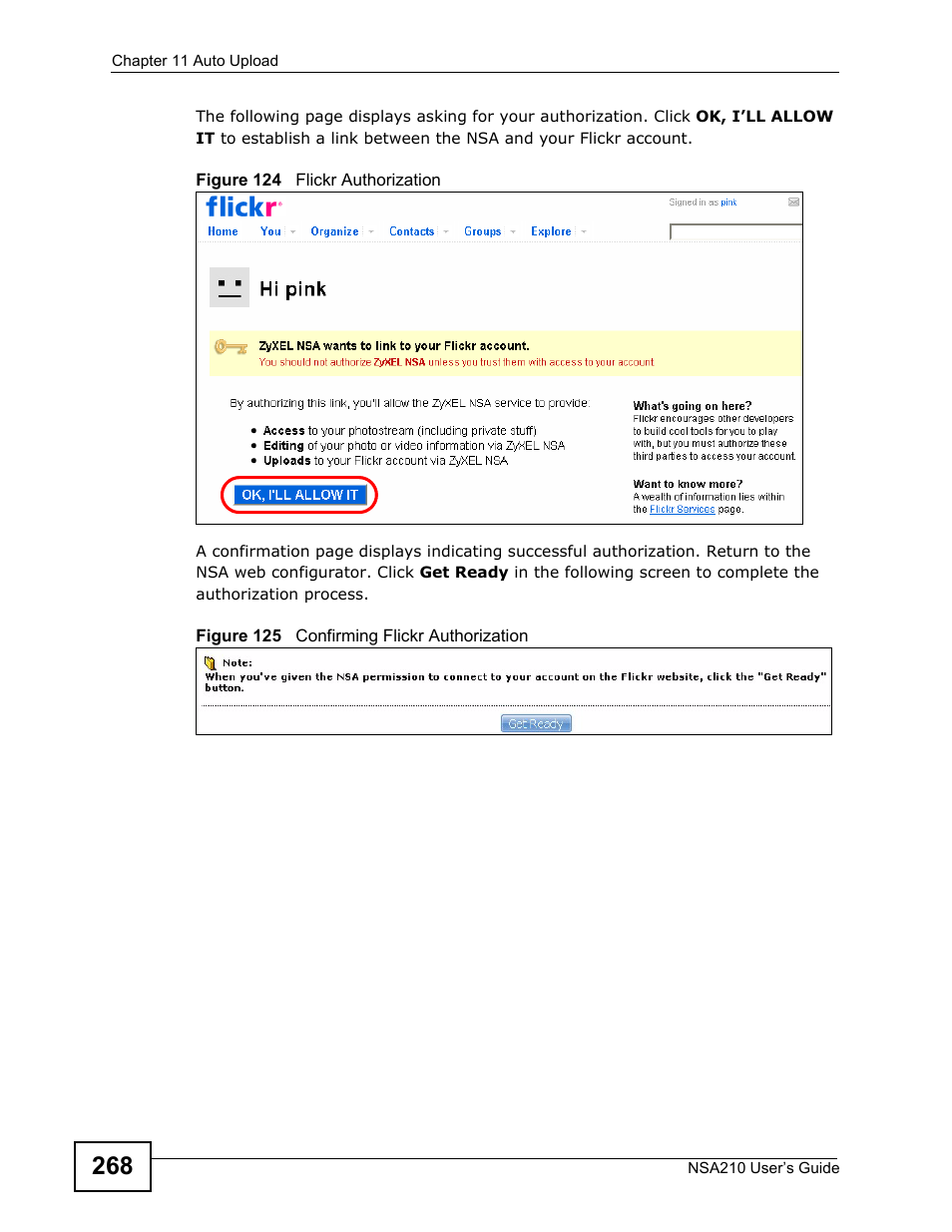 ZyXEL Communications NSA210 User Manual | Page 268 / 482