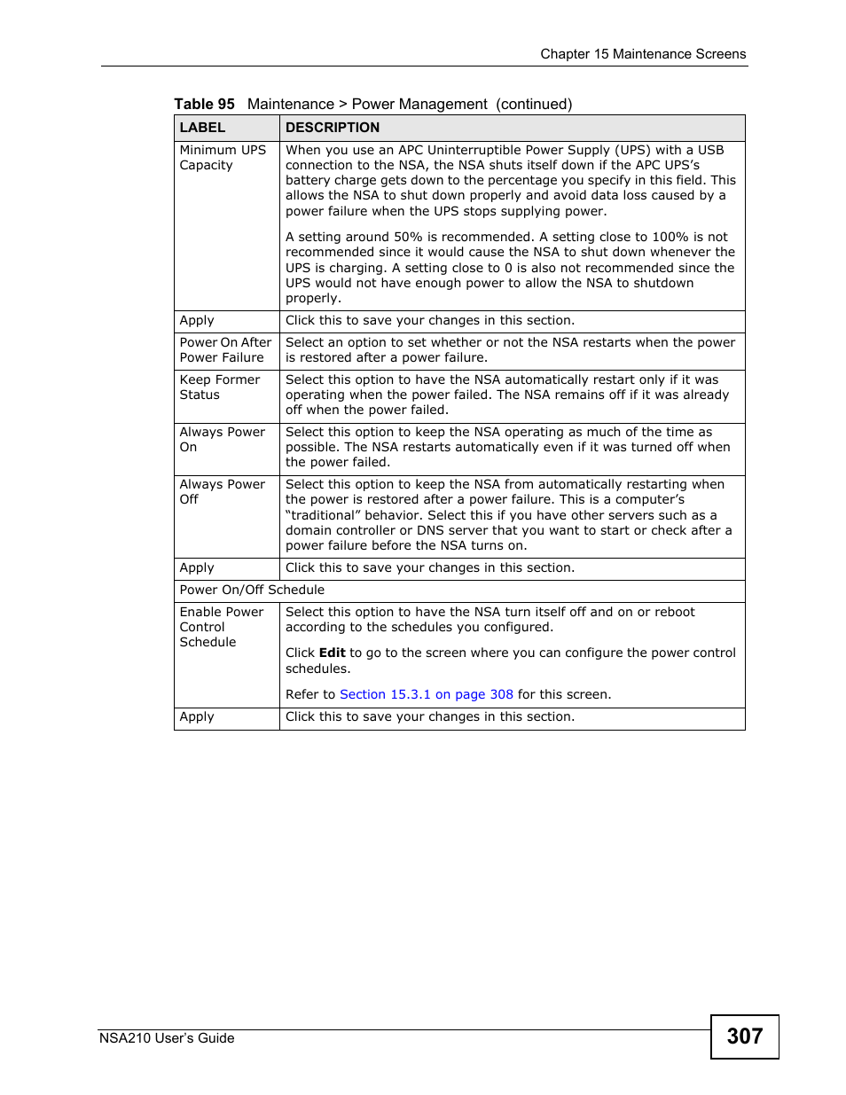 ZyXEL Communications NSA210 User Manual | Page 307 / 482