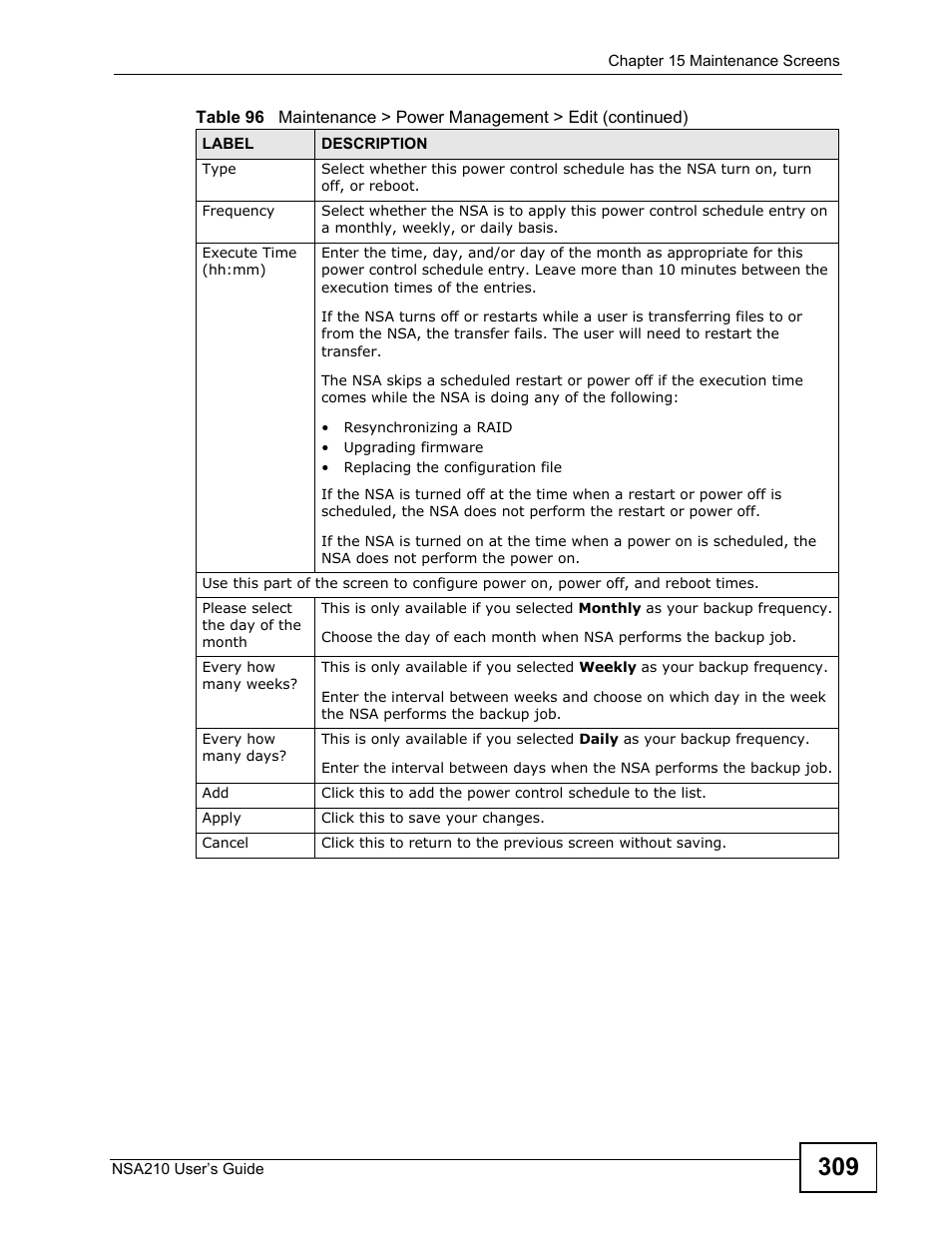 ZyXEL Communications NSA210 User Manual | Page 309 / 482